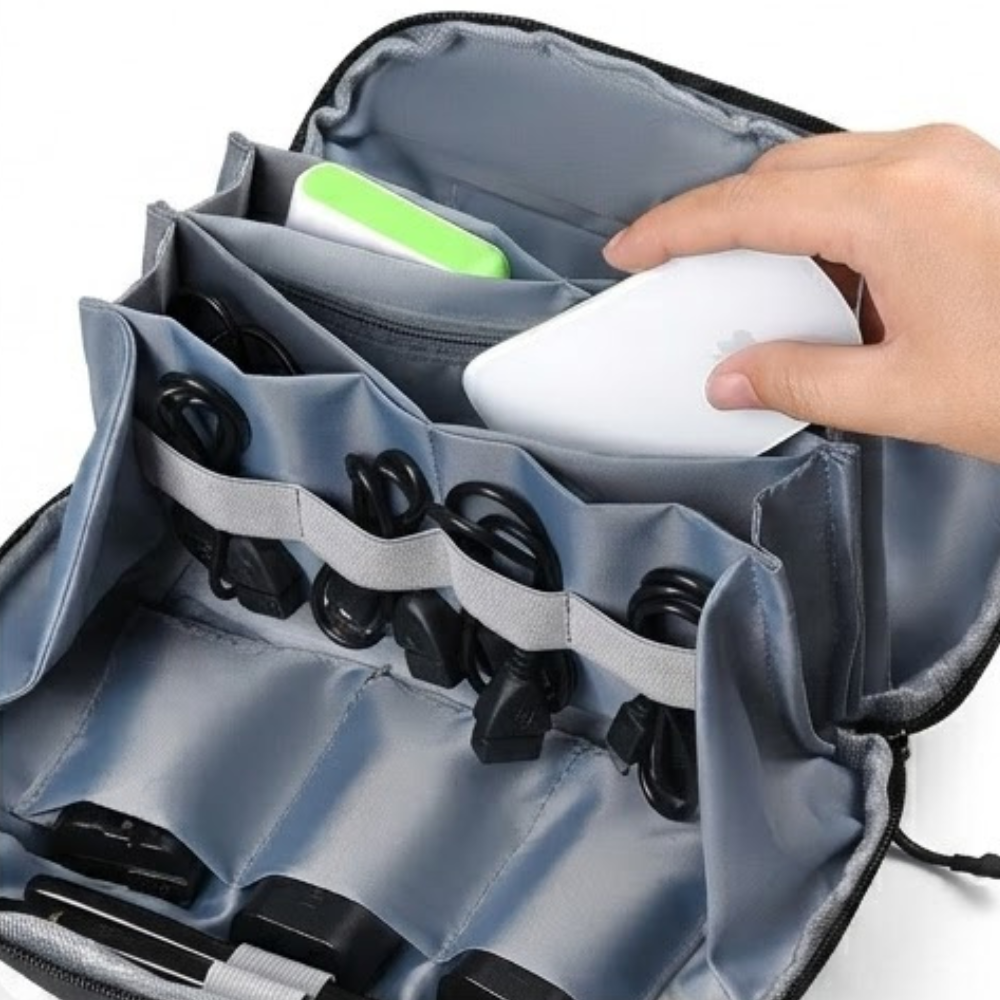 Waterproof Tech Organizer Pouch for Hassle-Free Travel