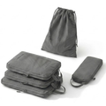Compression Packing Cube 5-Piece Set | Travel Organizer Grey Colour - Aero Nomade