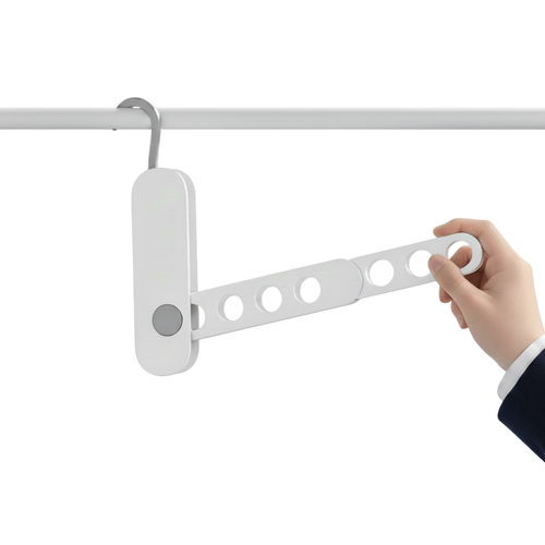 Portable Folding Travel Clothes Hanger | 7-Hook, Hotel & Business Trip - Aero Nomade